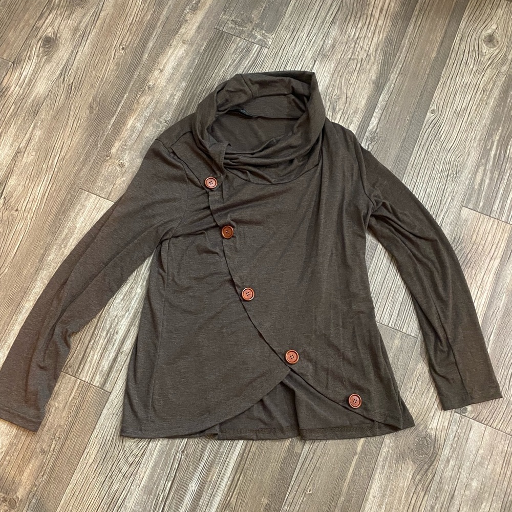 Cowl neck top